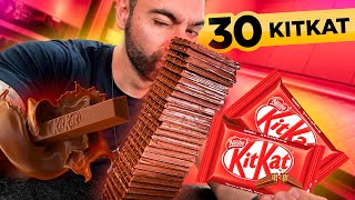 TORRE de KITKATs 6600 KCAL  Montanha de CHOCOLATE [upl. by Cosmo]