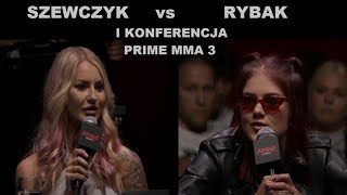 DAGMARA SZEWCZYK vs DOMINIKA RYBAK PRIME MMA 3 I Konferencja [upl. by Darbee523]