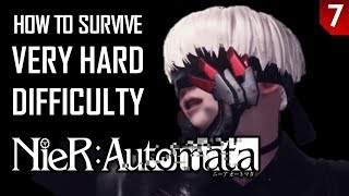 Nier Automata  Very Hard Guide  Part 7 The Copied City [upl. by Rehtaeh163]