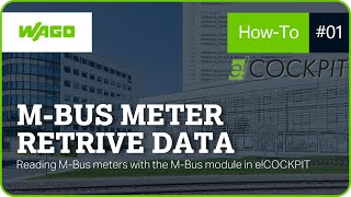 Retrieve data from a meter using the MBus module 753649 [upl. by Ileek74]