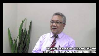 Telekom Malaysia Berhad CEOMD  Datuk Seri ZamZamZairani Post Interview on BFM [upl. by Perice]