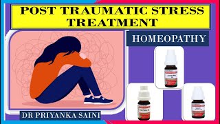 Post Traumatic Stress Disorder PTSD HOMEOPATHY TREATMENT  ANXIETY drpriyankashomeopathy [upl. by Hally852]