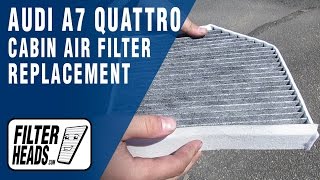 How to Replace Cabin Air Filter 20122016 Audi A7 Quattro [upl. by Toffic]