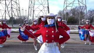 Kilgore College Rangerettes performing for virtual inauguration parade [upl. by Linc]