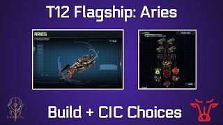 Battle Pirates Tier 12 Conqueror Flagship  Aries  Build  CIC Choices [upl. by Yrrem]