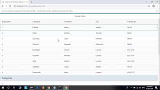 SAP UI5 List and Table Binding using Northwind oData service [upl. by Fiester]