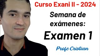 Exani II 2024  Semana de exámenes  Examen 1 [upl. by Ahcsrop]