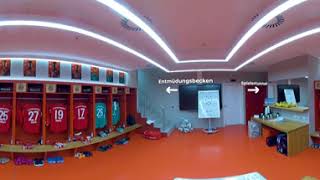 Allianz Arena in 360°  Players cabin [upl. by Berlin]