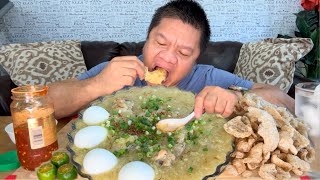 Vlog155 WOW … LUGAW “WINGS”  MUKBANG [upl. by Silohcin549]