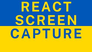 React Screen Capture [upl. by Stedt]