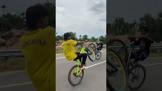 Karbi Anglong cycle stunt 💥😱 [upl. by Lehplar126]