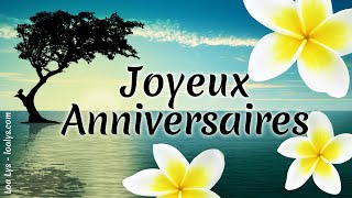 JOYEUX ANNIVERSAIRE  joliecarteanniversaire [upl. by Lord312]