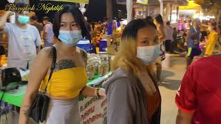 Pattaya Walking Street And Bangkok Night Street Scene So Many Pretty Girls  Pattaya 2022 [upl. by Mcarthur]