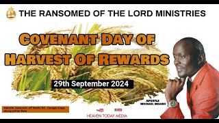 COVENANT DAY OF REWARDS II THE RANSOMED OF THE LORD MINISTRIES [upl. by Gromme249]