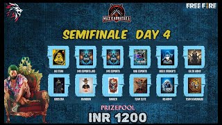 ESPORTS FULL MAP TOURNAMENT  SEMIFINALS DAY 4freefirelivenonstopgaming [upl. by Xanthe891]