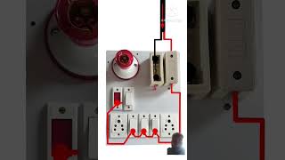 Electrical switch board connection switch board wiring metre se fuse mein connection shortvideo [upl. by Yann]