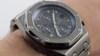 PreOwned Audemars Piguet Royal Oak Offshore Ref 25721TIOO1000TI01 Luxury Watch Review [upl. by Aryad]