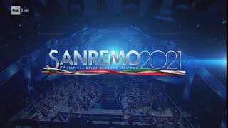 Sanremo 2021  Stacchetto pubblicitario  sigla [upl. by Zetrauq311]