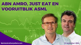 ABN AMRO Just Eat Takeaway en vooruitblik ASML [upl. by Anilrahc669]