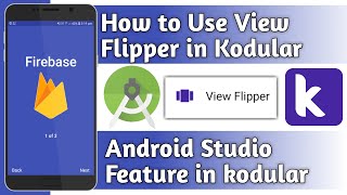 How to use View flipper in kodular  Android studio feature in kodular  Tech Developer [upl. by Evot]