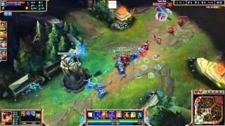 LOL New Skin Master Arcanist Ziggs AI Gameplay [upl. by Anuala996]