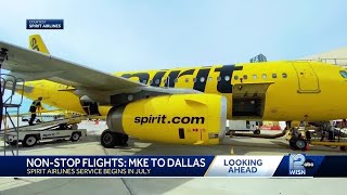 Spirit Airlines to start nonstop flights from Milwaukee to Dallas this summer [upl. by Appleton482]