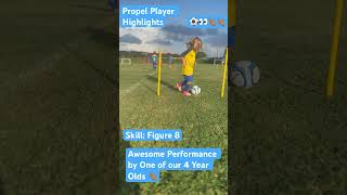 Easy soccer drills for 4 year olds soccercoach soccerkids soccermom soccerdrills soccerdad [upl. by Ahseekan]