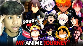 My Anime Journey❗All Anime Series I Watched Till Now 🔥 5000 episodes 💀 [upl. by Eanahc882]