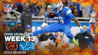 Chicago Bears vs Detroit Lions  2024 Week 13 Game Highlights [upl. by Nitsuga]