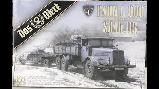 Building the New Das Werke 135 Faun L900 with trailor part one [upl. by Tsyhtema]