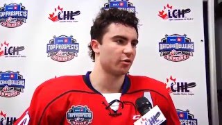 WHL Prospect Combines Dillon Dube [upl. by Ynneg]