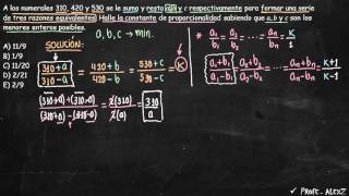 PUCP 26  Razones y Proporciones Ejercicios Resueltos [upl. by Pasadis]