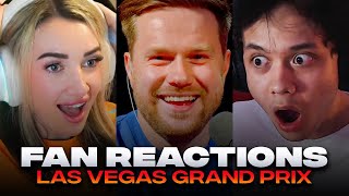 Fans Live Reactions to the 2023 Las Vegas Grand Prix [upl. by Perpetua]