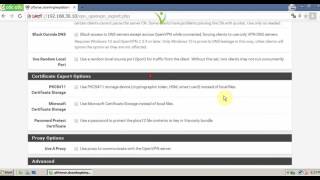 How to configure OpenVPN in pfSense version 234 [upl. by Ahseuqal545]