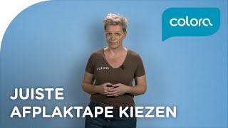 Welke afplaktape heb ik nodig  Verfvragen en tips van de colora coach [upl. by Sutsuj]