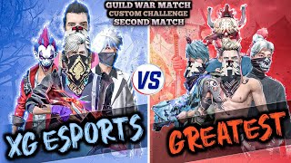 XG ESPORTS VS GREATEST PLAYERS 🗿  BEST GUILD WAR MATCH ☠️📵  JOD LEVELS GAMEPLAY 🗿💯  xoldgamer [upl. by Chip513]