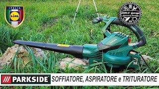 Soffiatore Aspiratore Trituratore Parkside LIDL PLS 3000 A1 [upl. by Olnay159]