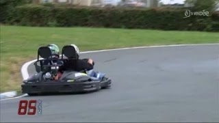 Karting  Test dun kart biplace Vendée [upl. by Amal]