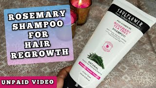 Rosemary For Hair Regrowth  Soulflower Rosemary Shampoo  फायदे और नुकसान  Shruti Mishra [upl. by Vittoria]