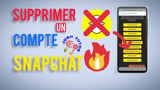 Comment Supprimer Définitivement un Compte Snapchat en 2022  Tuto Snap [upl. by Piselli]