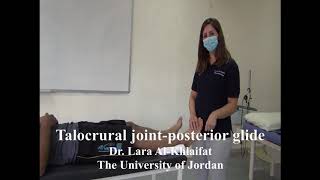 Talocrural joint posterior glide [upl. by Welby]