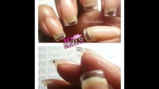 How to Apply Gel Nail Extension to Natural Nails Pt 1 [upl. by Revolc]