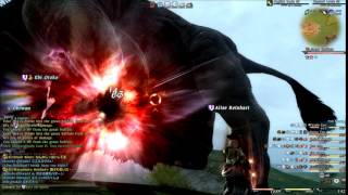 FFXIV Simian Thrash II the lost monk skill from 10 [upl. by Rex]