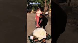 Most popular islamic short video makka madina sana ansari paidal hajj yatra [upl. by Inahpets684]