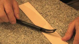 How To Use A Safety Beveler On Leather [upl. by Corena]