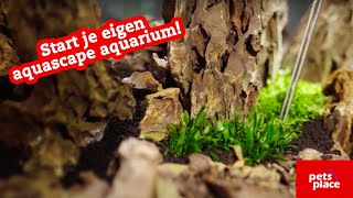 Hoe start je een aquascape aquarium Aquascaping tutorial voor beginners Deel 1 [upl. by Oniuqa]