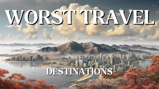 The Worst Travel Destinations You Should Never Visit [upl. by Jenny247]