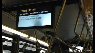 MTA NYC Bus On Board Orion Vll Hybrid Next Generation 4071 Bx30 Bus to Norwood w LCD Screen [upl. by Werdma]