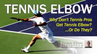 Do Tennis Pros Get Tennis Elbow [upl. by Aleafar]