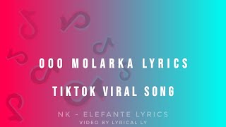 ooo molarka song  Elefante  LYRICS   TikTok Viral Song [upl. by Arlette612]